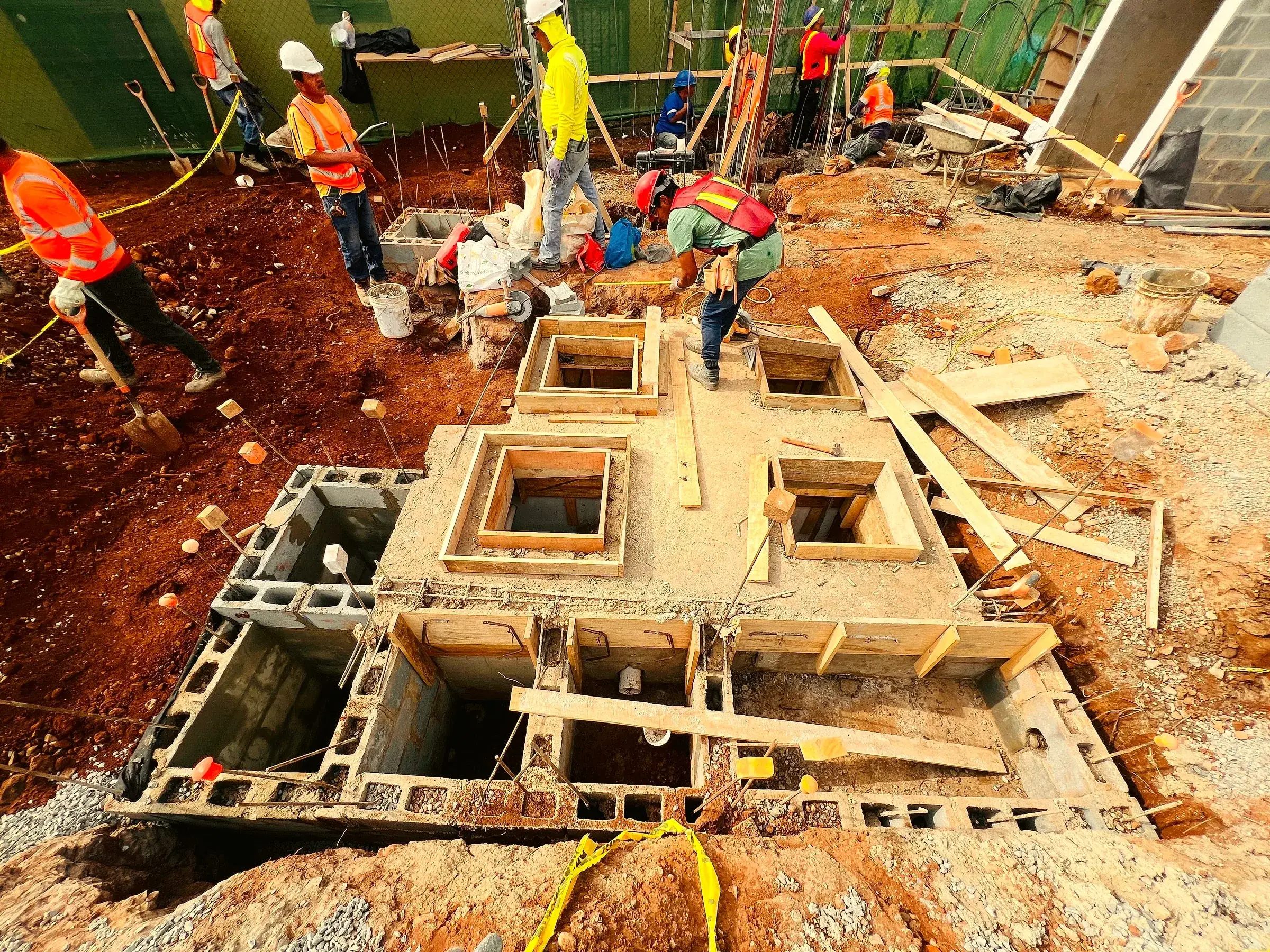 Obra de construcción en proceso, Méndez Arquitectos