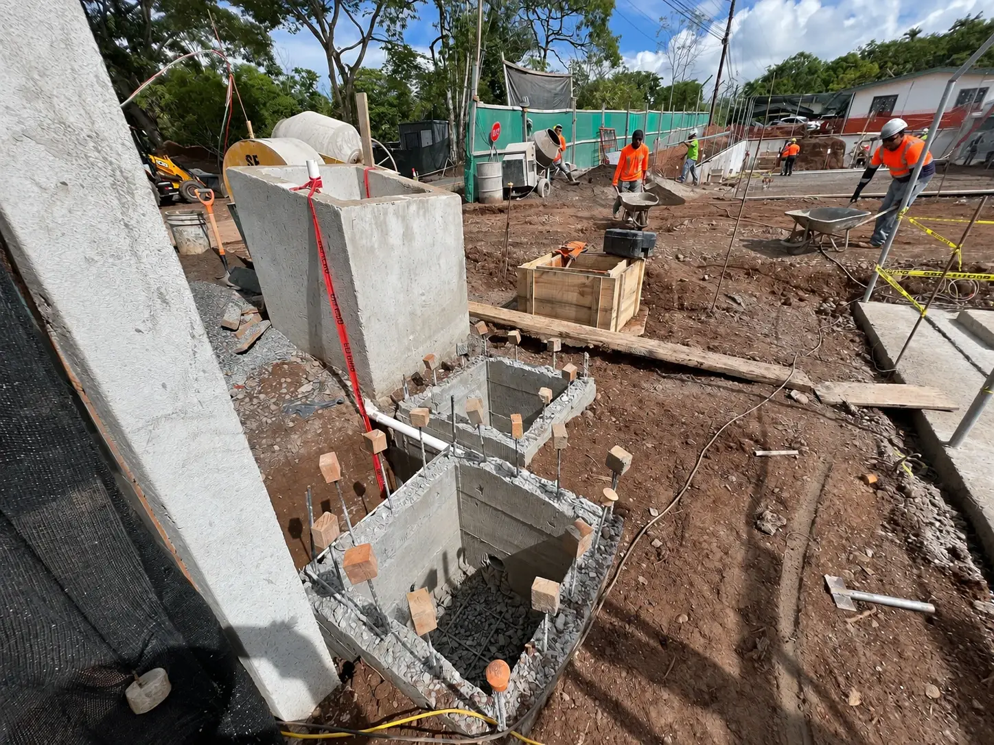 Obra de construcción en proceso, Méndez Arquitectos