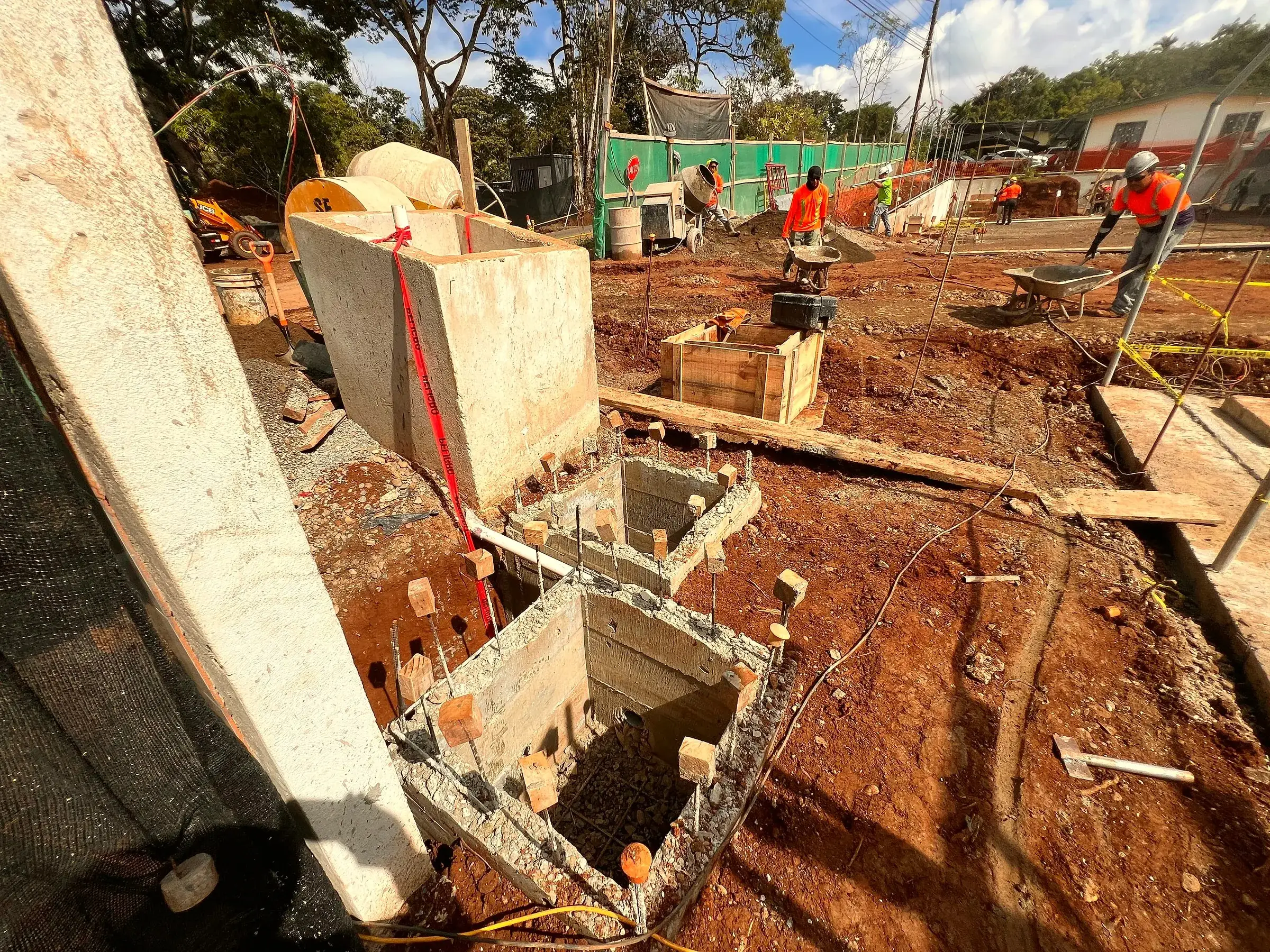 Obra de construcción en proceso, Méndez Arquitectos
